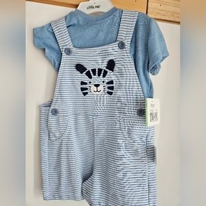 2-Piece Little Me Toddler Romper with T-Shirt (18 Months)